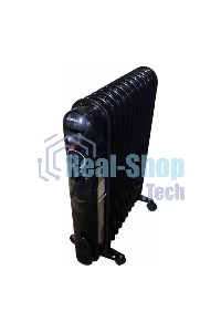 Обогреватель масляный Ресанта ОМПТ-12НЧ (11 секций) черный, 2500 Вт, 30 м2, термостат 67/3/15