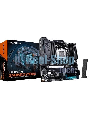 Материнская плата Gigabyte B850M GAMING X WIFI6E/WF6E, Socket AM5, AMD B850, 4xDDR5, 4xSATA, 2xM.2, 1xPCI-E 5.0 x16, 1xPCI-E 3.0 x4, 1xHDMI, 2xDP, 1x 2.5Gb LAN, 1xUSB-C 3.2 Gen 2, 1xUSB-A 3.2 Gen 2, 2xUSB-A 3.2 Gen 1, 4xUSB-A 2.0, 3x3.5 мм, 7.1, Micro-ATX