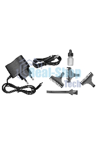 Машинка для стрижки Hyundai H-HC7111 серебристый/черный 3Вт (насадок в компл:3шт)