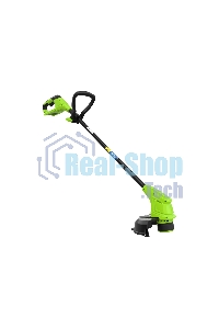 Триммер Greenworks 25 см, авт., 24V, с АБ 2 А.ч. и ЗУ слайдер 2,0А 2107207SA