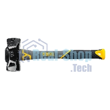 Кувалда с клиновидным бойком Denzel 1,8 кг, фибергласовая рукоятка c TPR