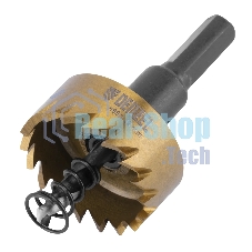 Коронка по металлу Denzel HSS, 32 мм, нитридтитановое покрытие