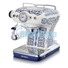 Кофеварка рожковая Ariete 00M13891CAR0 Capri белый/синий 0,9 л, 850 Вт, 15 Бар Кофеварка рожковая Ariete 00M13891CAR0 Capri белый/синий 0,9 л, 850 Вт, 15 Бар