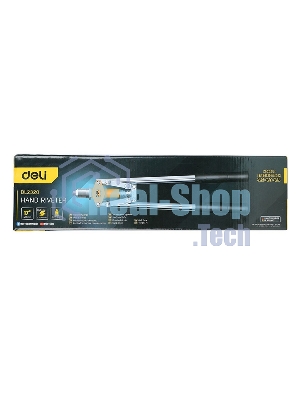 Двуручный заклепочник Deli DL2320 430 мм, сталь Cr-Mo, диаметр заклепок 3,2/4,0/4,8 мм, прорезиненные рукояти