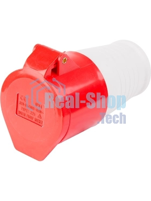 Розетка Rexant 225 переносная 3Р+РЕ+N 32А 380 В IP44