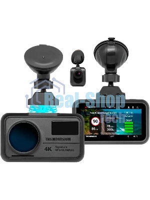 Видеорегистратор с радар-детектором TrendVision Hybrid Signature Real 4K 2CH GPS ГЛОНАСС