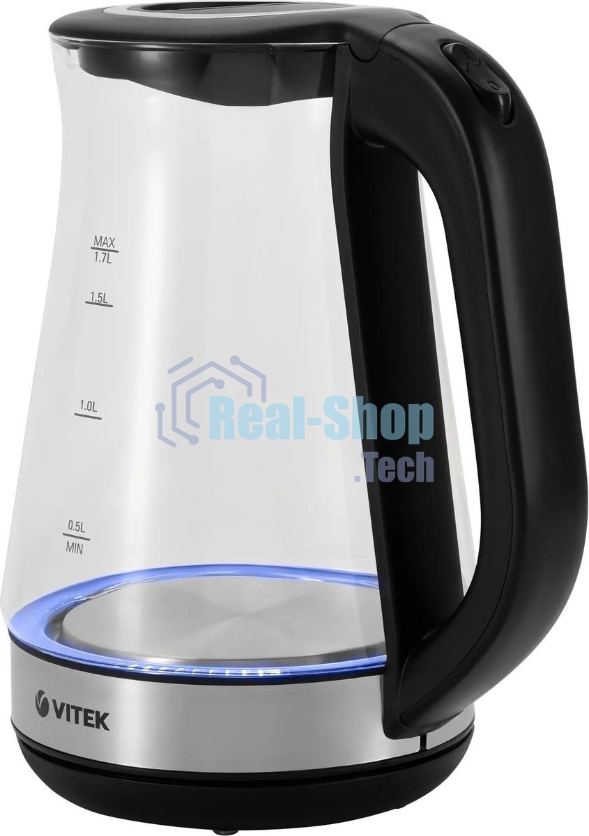 Чайник Vitek VT-1181 стекло Мощность: 2200 Вт. Объем: 1.7 л