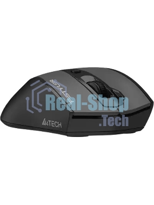 Мышь A4Tech Fstyler FG55S Plus серый оптическая 1200dpi silent беспров. USB