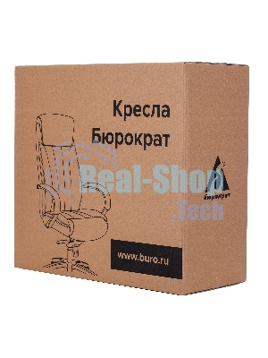 Кресло Бюрократ T-9922SL/BLACK черный, кожа