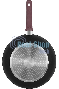 Сковорода ВОК (WOK) Rondell Fest RDA-1527 круглая 28 см, покрытие: Xylan Plus ручка несъемная (с крышкой) черный