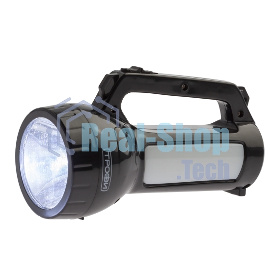 Фонарь светодиодный Трофи PA-504 прожекторный аккумуляторный со встроенным светильником