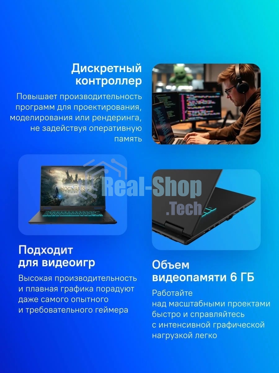 Ноутбук Gigabyte Gaming A16 серый Core i5 13420H 32Gb SSD 512Gb NVIDIA GeForce RTX 4050 6Gb 16