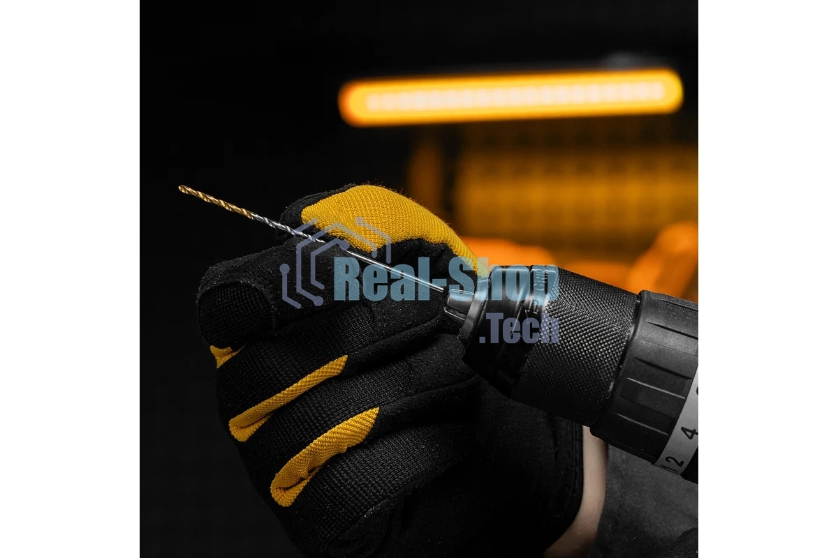 Сверло спиральное по металлу Denzel 2,5 х 95 мм Р6М5, Golden Tip, удлиненное, 2 шт.