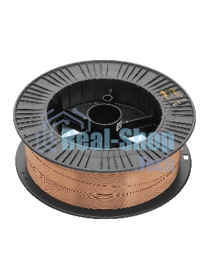 Омедненная проволока Denzel ER70S-6, диам. 1 мм, 15 кг, диам. катушки D300