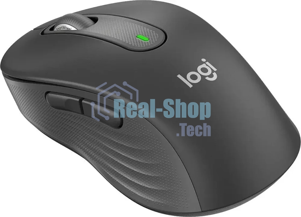 Мышь беспроводная Logitech M650 графитовый, 4000 dpi, радиоканал, Bluetooth, USB, кнопки - 5
