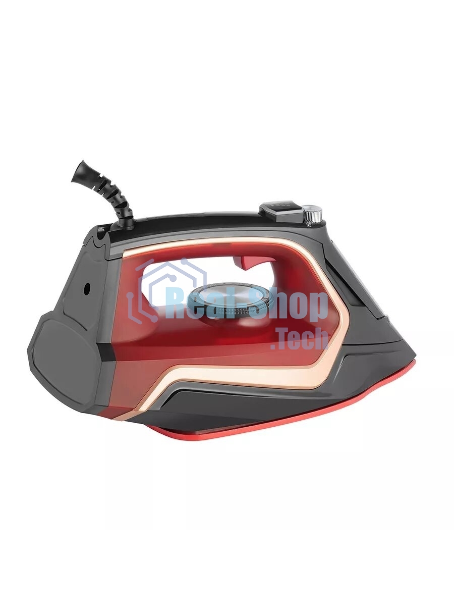 Утюг Centek CT-2313 RED 2600 Вт керамическая подошва, 350мл, паровой удар, самоочистка, капля-стоп