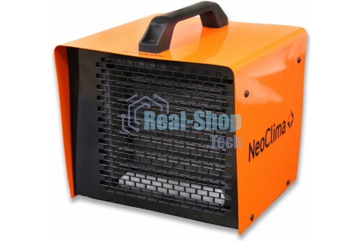 Тепловая пушка Neoclima KX-3 3000 Вт, керамический нагревательный элемент, Не сушит воздух, Антивандальное исполнение