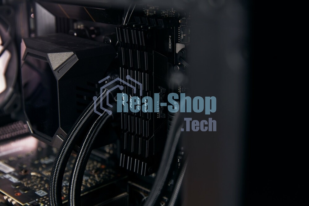 Оперативная память Kingston Fury Renegade, DDR4, 32GB (2x16GB), 3200MHz, CL16, DIMM, с радиаторами, серый/черный