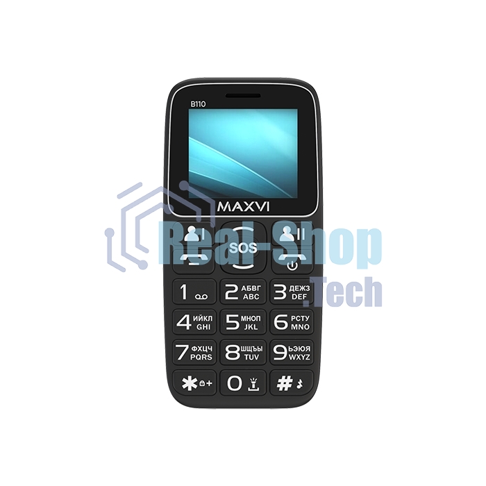 Мобильный телефон Maxvi B110 черный