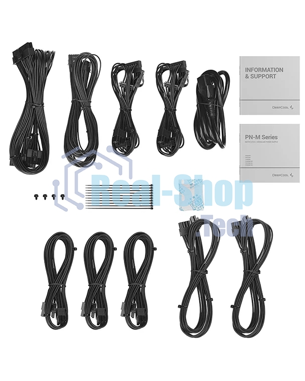 Блок питания Deepcool/GamerStorm PN650M, 650Вт, 80 PLUS Gold, 120мм, модульный, черный