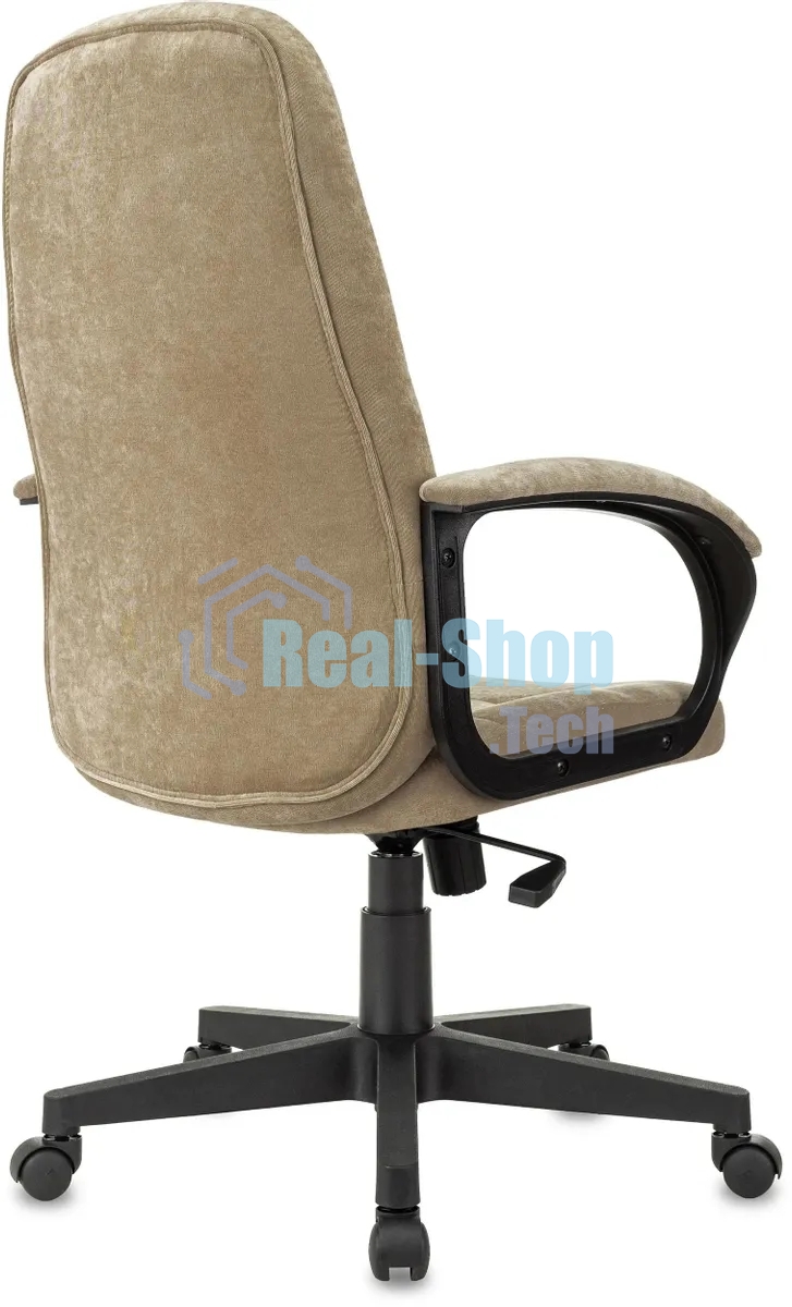 Кресло руководителя Бюрократ CH 002 Fabric Light-21 песочный, крестов. пластик