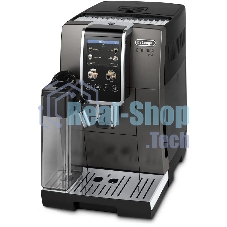 Кофемашина автоматическая DeLonghi Dinamica Plus ECAM380.95.TB черный/серый, исп. кофе - зерновой/молотый, 1.8 л, 1450 Вт, 15 Бар.