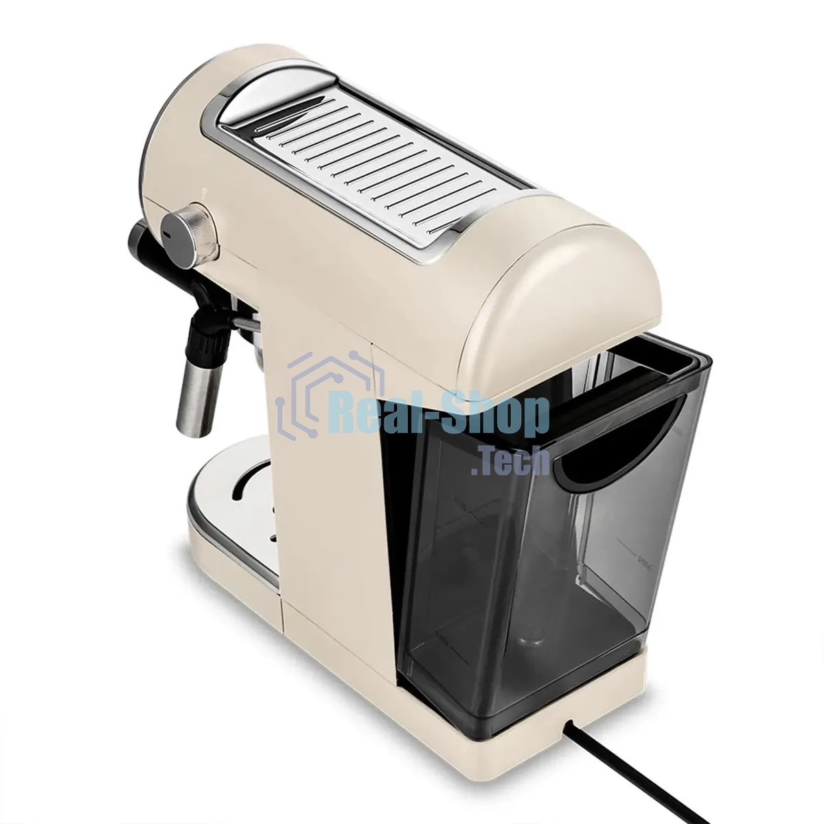 Кофеварка рожковая Kitfort КТ-783-1 бежевый, исп. кофе - молотый, 0,85 л, 1360 Вт, 20 бар