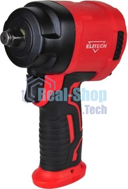 Гайковерт Elitech 0704.034100 142л/мин красный/черный