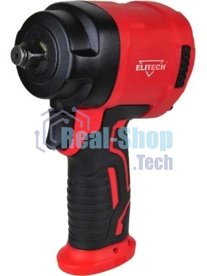 Гайковерт Elitech 0704.034100 142л/мин красный/черный
