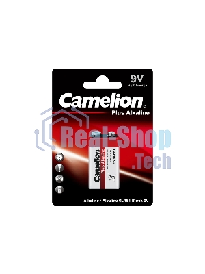 Элемент питания Camelion (1655) 6LR61 PLUS ALKALINE BL-1 (6LR61-BP1 9В)