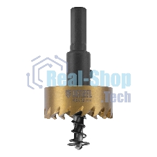 Коронка по металлу Denzel HSS, 32 мм, нитридтитановое покрытие