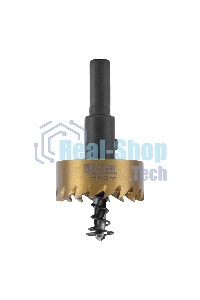 Коронка по металлу Denzel HSS, 32 мм, нитридтитановое покрытие