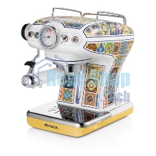 Кофеварка рожковая Ariete 00M13891PAR0 белый/желтый, 0,9 л, 850 Вт, 15 бар Кофеварка рожковая Ariete 00M13891PAR0 белый/желтый, 0,9 л, 850 Вт, 15 бар