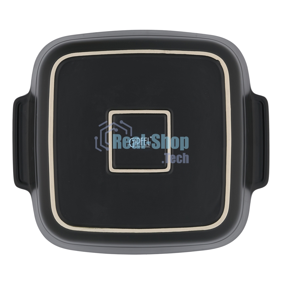 Форма для запекания MATTE BLACK квадратная 29,5x25,5x6,9см, жаропрочная керамика