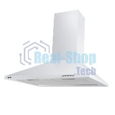 Вытяжка каминная HOMSair Delta 50 белый, 50 см, 600 куб. м/ч, 47 дБ