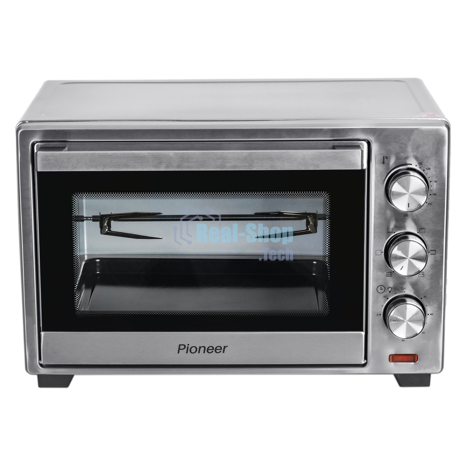 Мини-печь Pioneer MO5011G 25 л, 1600 Вт, серебристый