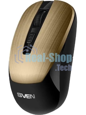 Мышь беспроводная SVEN RX-380W античная бронза, 1600 dpi, радиоканал, USB, кнопки - 4