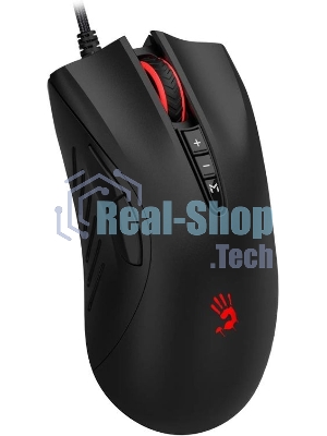 Мышь проводная A4Tech Bloody ES5 черный, 3200 dpi, USB Type-A, кнопки - 8