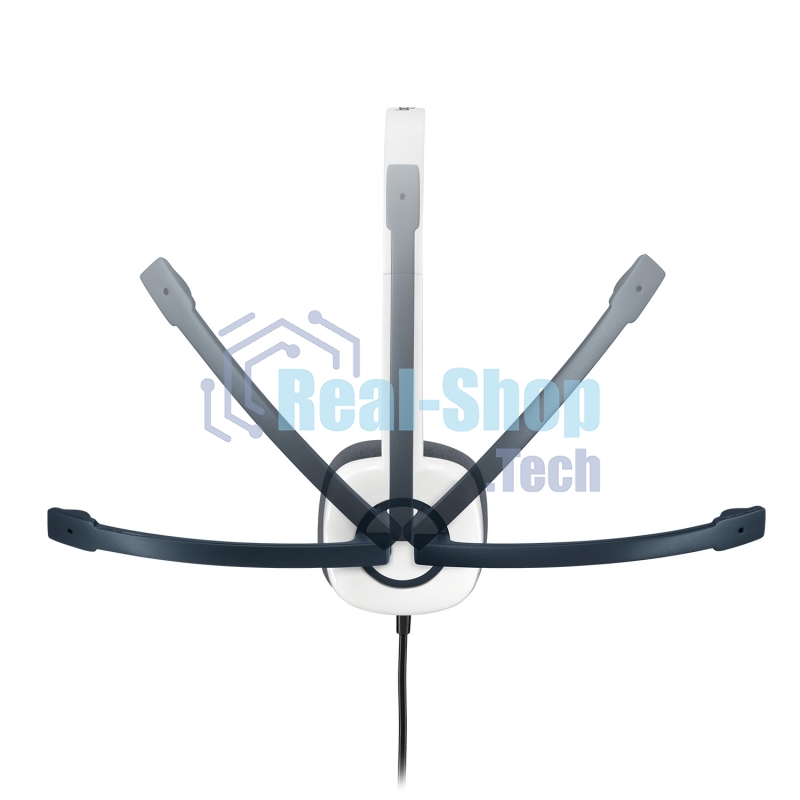 Гарнитура проводная с микрофоном Logitech H150 белый накладные оголовье (981-000350)