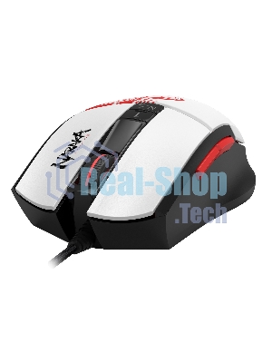 Мышь проводная A4Tech Bloody L65 Max белый, 12000 dpi, USB, кнопки - 7