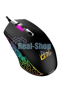 Мышь проводная Genius Scorpion M705 черный, 7200 dpi, USB, кнопки - 6