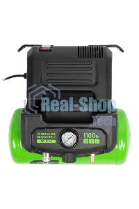 Компрессор воздушный безмаслянный Сибртех BL 1100/6 1100Вт, ресивер 6 литров, 180 л/мин