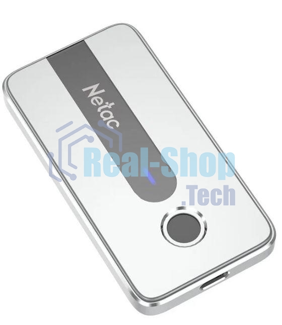 Внешний SSD Netac Z11 500Gb USB 3.2 Gen 2 Type-C NT01Z11-500G-32SL (отпечаток пальца)