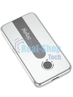 Внешний SSD Netac Z11 500Gb USB 3.2 Gen 2 Type-C NT01Z11-500G-32SL (отпечаток пальца)