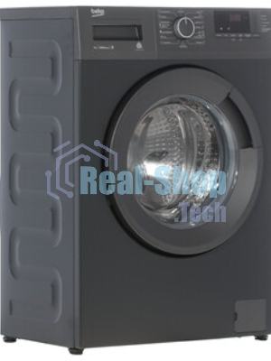 Стиральная машина Beko WRE6512BAA черный, загрузка фронтальная 6 кг, 1000 об/мин, класс: А