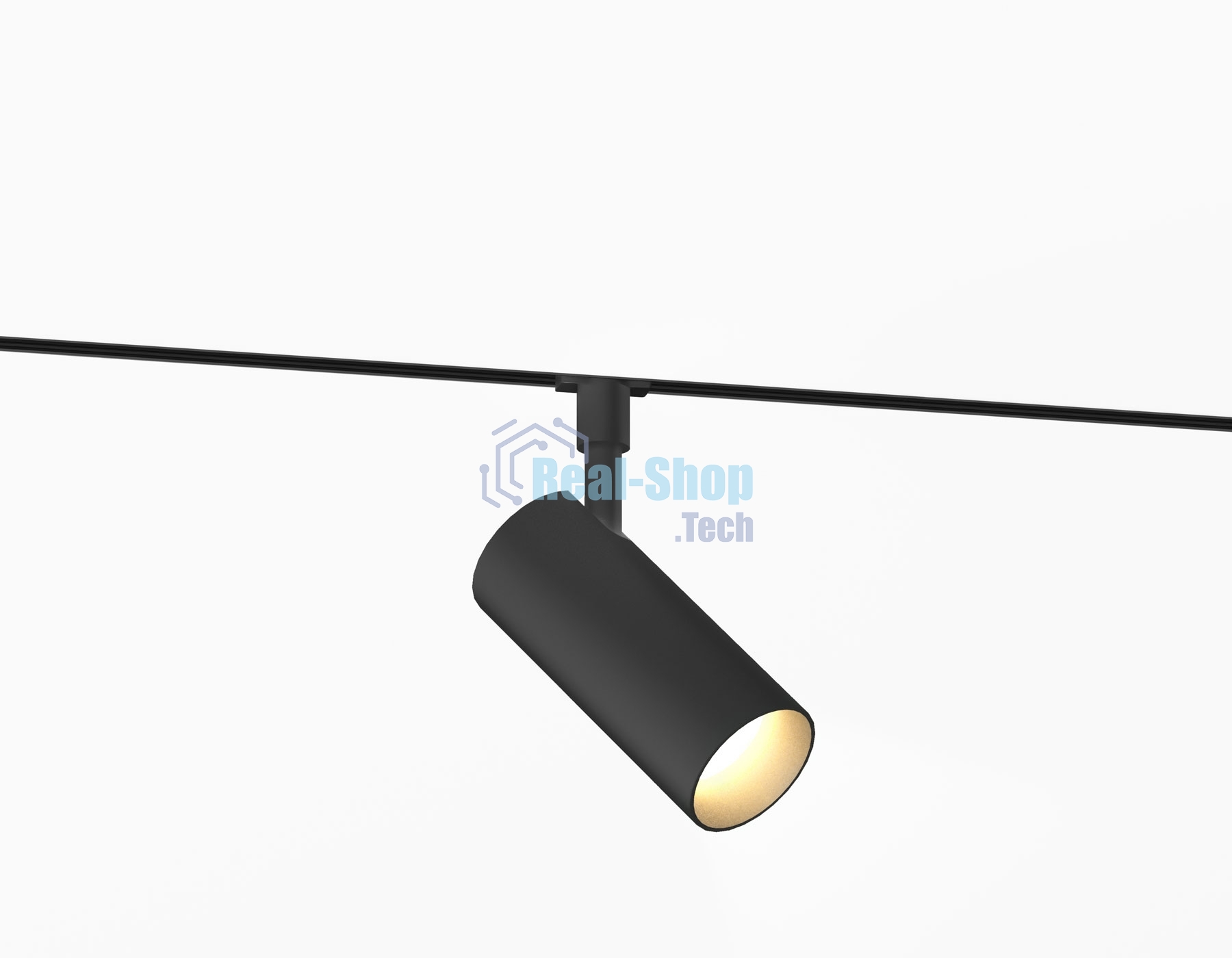 Трековый светильник GL2305 BK черный IP20 12W 3CCT 3000-6000K 48V 24° D45*100