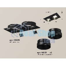 Комплект встраиваемого светильника Ambrella light XC6526021 SBK черный песок MR16 GU5.3 (C6526, N6131)