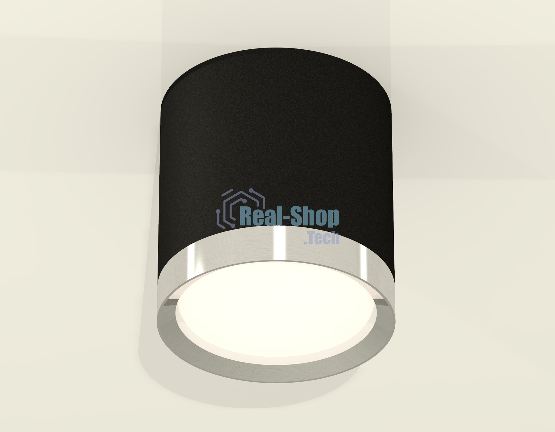 Светильник Ambrella Light XS8142003 SBK/PSL черный песок/серебро полированное GX53 (C8142, N8118)
