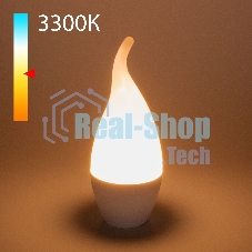 BLE1434 / Светодиодная лампа Свеча на ветру СDW LED D 6W 3300K E14