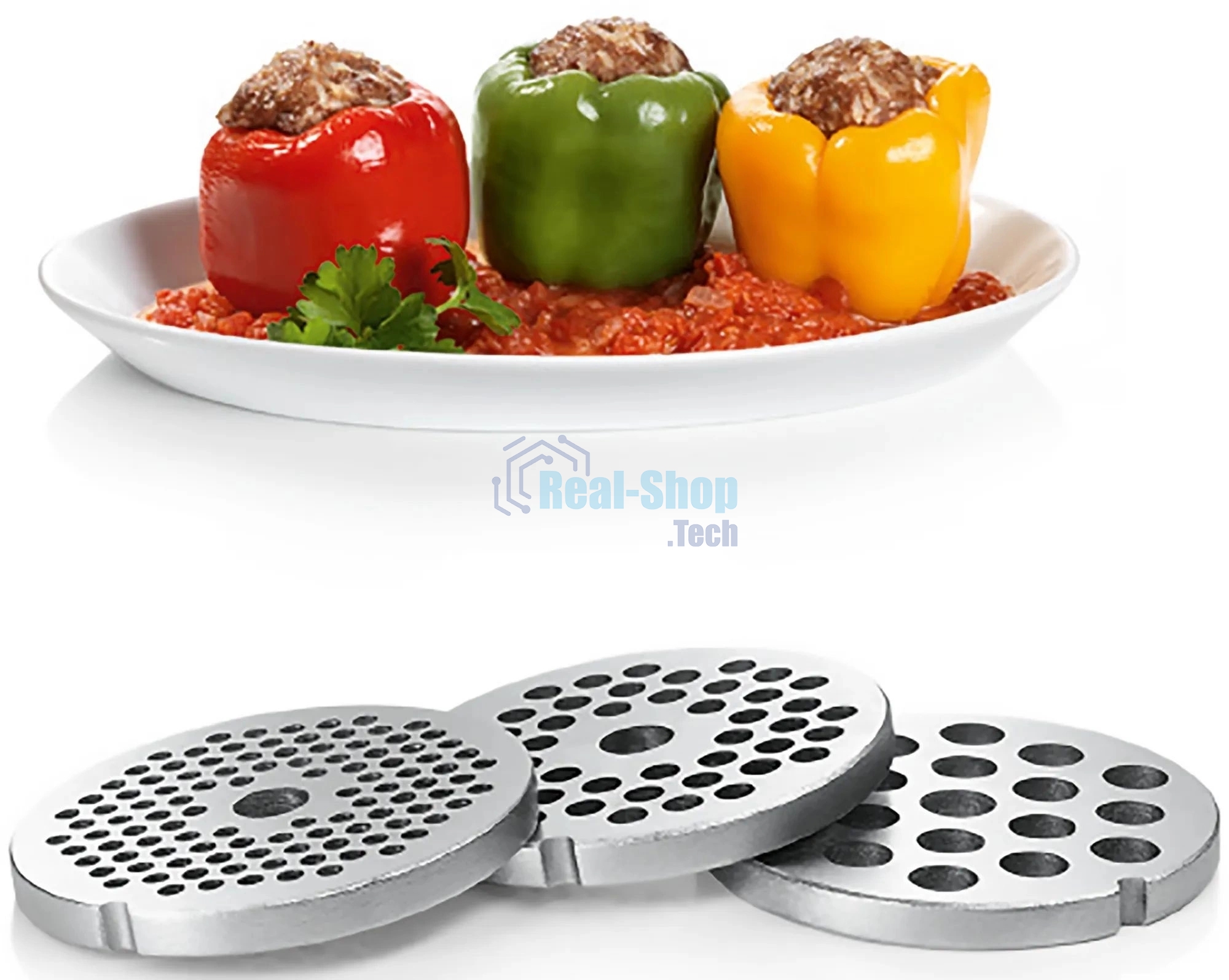 Мясорубка электрическая Bosch MFW67440 черный, 2000 Вт, 3.5 кг/мин, реверс, защита от перегрузки, насадки - 4